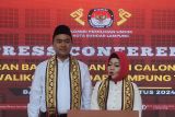 Diusung empat parpol, Reihana-Aryodhia daftar ke KPU Bandarlampung