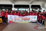 Atlet PON XXI Sumbar mulai berangkat ke Aceh-Medan