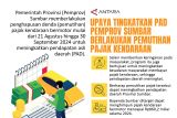 Upaya tingkatkan PAD, Pemprov Sumbar berlakukan pemutihan pajak kendaraan