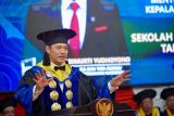 Wisuda 70 taruna STPN, AHY: Jangan pernah berhenti belajar