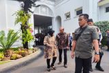 Tri Risma buru-buru ke DPR RI, enggan tanggapi isu mundur sebagai Mensos