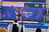 Atlet angkat besi Lampung pecahkan rekornas angkatan snatch kelas 55 kg