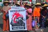 Aksi JMPPK sambut Hari Tani Nasional di Pati