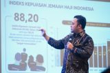 Indeks kepuasan jamaah Haji 2024 capai 88,20, sangat memuaskan