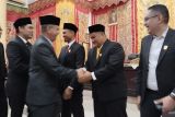 Dua dari tiga pimpinan DPRD Pariaman diresmikan