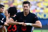 Dwigol Lewandowski bawa kemenangan Barcelona atas Villareal