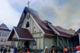 Sekolah Kristen dan Gereja Maranatha di Palangka Raya terbakar