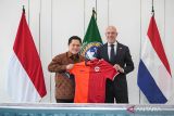 Erick Thohir menandatangani MoU PSSI dan KNVB untuk percepatan prestasi