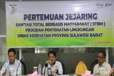 Dinkes Sulbar komitmen ciptakan penyehatan lingkungan melalui peran jejaring STBM