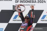 Jorge Martin menang MotoGP seri Mandalika dan pimpin klasemen