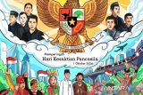 Presiden Jokowi ingatkan Hari Kesaktian Pancasila amanah yang terus dijaga