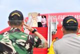 Presiden Jokowi bertolak ke IKN untuk menghadiri Nusantara TNI Fun Run