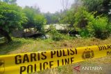 Antisipasi buaya masih berkeliaran, polisi sisir lokasi penangkaran di Cianjur