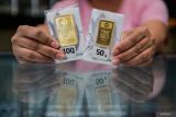 Harga emas Antam Kamis turun Rp6.000 per gram