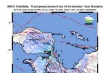 Gempa magnitudo 5,0 guncang Teluk Wondama, Papua Barat