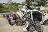 Kecelakaan kru TV One di Tol Pemalang