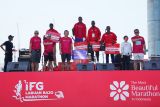 Pelari Kenya juara kategori maraton pada IFG LBM 2024