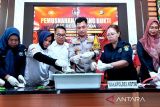 Narkoba bernilai Rp960 juta berakhir di kloset Polres Kotim