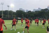 Pemain timnas Jepang ikuti latihan full team hari ini