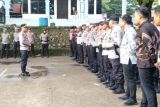 Polres Maros menurunkan ratusan personel untuk Kunker RI 2