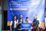 Bank Raya berikan bantuan renovasi bangunan Yayasan Cahaya Srikandi