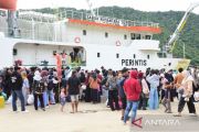 Ratusan penumpang mudik lebih awal di Pelabuhan Kota Gorontalo