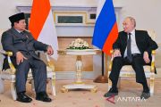 Senin, Putin jamu Prabowo di Moskow bahas kemitraan strategis