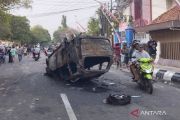 Polisi selidiki kasus pembakaran mobil saat demo anarkis di Pati