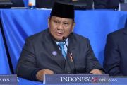 Prabowo respons santai soal candaan Trump tak ingin melawannya