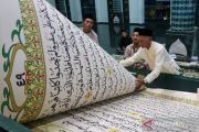 Tadarus Al Quran raksasa di Masjid Agung Baiturrahman Banyuwangi
