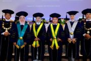 UAD Yogyakarta mengukuhkan empat guru besar baru