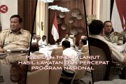 Presiden tindak lanjut hasil lawatan dan percepat program nasional