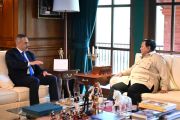 Prabowo meets Turkish FM to discuss Middle East stability