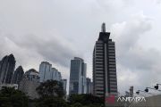 Cuaca Jakarta diprakirakan berawan hingga berawan tebal pada Sabtu