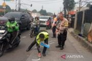 Seorang pengendara motor meninggal akibat kecelakaan di Jalan Raya Kemang Bogor
