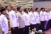 Prabowo hadiri Munas XVII HIPMI di Bandar Lampung