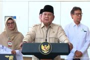 Prabowo asserts zero tolerance for corruption in health sector