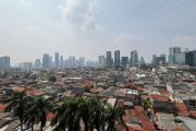 Minggu pagi, kualitas udara&nbsp;Jakarta masuk&nbsp;tiga terburuk di dunia