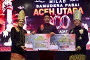 Wagub serahkan bantuan buffer stok Rp6,78 untuk penanganan bencana Aceh Utara