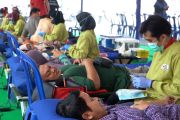 Ratusan warga Banjarmasin ikuti donor darah dan cek kesehatan gratis
