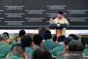 Prabowo sampaikan taklimat kepada 800 perwira tinggi TNI/Polri