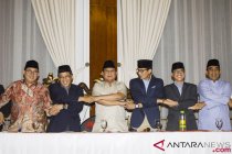 Prabowo-Sandiaga ke KPU didampingi pimpinan parpol koalisi