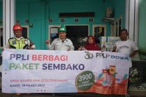 Sambut Hari Raya, PPLI Tebar 3900 Paket Sembako Untuk Warga Nambo dan Bantar Jati