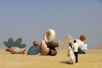 Pameran seni internasional digelar di objek wisata Piramida Giza Mesir