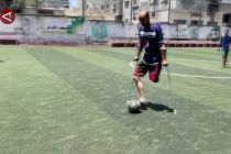 Kehilangan anggota tubuh tak surutkan mimpi pesepak bola Gaza