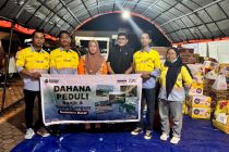 Dahana Peduli, Serahkan Bantuan ke Sumatera Barat