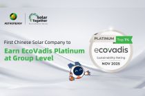 Astronergy Raih Peringkat Platinum dari Ecovadis pada Jenjang Grup Usaha, Tercantum dalam Jajaran 1% Terbaik di Dunia