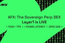 AFX Luncurkan Sovereign Layer 1, Hadirkan Eksekusi Optimal bagi On-chain Perp DEX