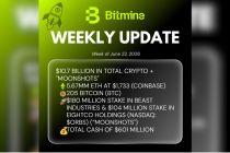 Bitmine Immersion Umumkan Kepemilikan ETH Capai 5,67 Juta Token dan Total Kepemilikan Kripto serta Uang Tunai Sebesar $10,7 Miliar