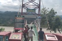 TNI rampungkan tujuh jembatan gantung di Aceh Tenggara